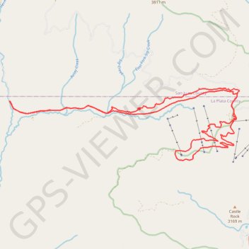 Shangri-la and Cutthroat, Hermosa Park, CO trail, distance, elevation, map, profile, GPS track
