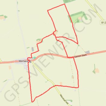 Wetwang Loop trail, distance, elevation, map, profile, GPS track