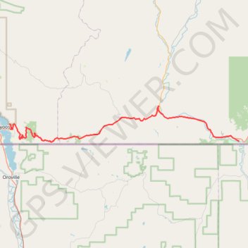 Osoyoos - Midway trail, distance, elevation, map, profile, GPS track