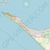 Point Nepean National Park trail, distance, elevation, map, profile, GPS track