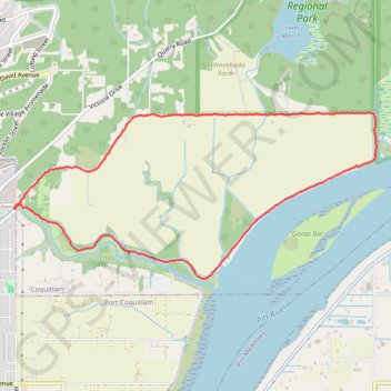 Minnekhada Regional Park trail, distance, elevation, map, profile, GPS track