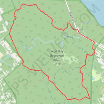 Seal Bay Loop trail, distance, elevation, map, profile, GPS track