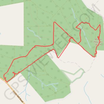 Mount Pleasant Summit Trail trail, distance, elevation, map, profile, GPS track