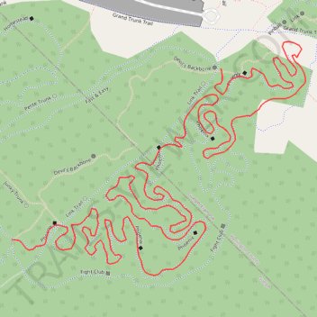 Phoenix MTB Trail trail, distance, elevation, map, profile, GPS track