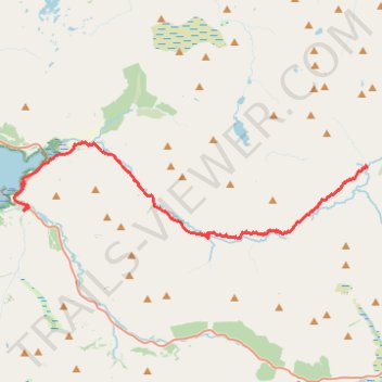 Shiel Bridge to Allt Gleann Gniomhaidh trail, distance, elevation, map, profile, GPS track