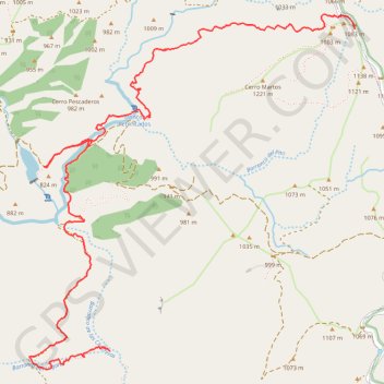 Rio Verde trail, distance, elevation, map, profile, GPS track