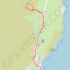 Paths on Iona trail, distance, elevation, map, profile, GPS track