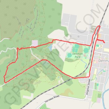 Denman common Morning Hike trail, distance, elevation, map, profile, GPS track