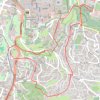 Mount of Olives trail, distance, elevation, map, profile, GPS track