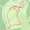 Camp Navarro hiking paths and POIs trail, distance, elevation, map, profile, GPS track