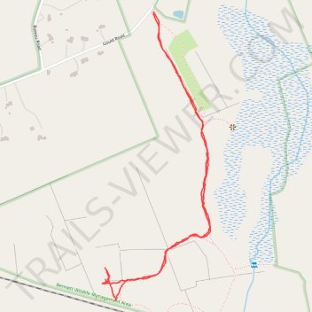 BWMA-04-24 19:17:30 trail, distance, elevation, map, profile, GPS track
