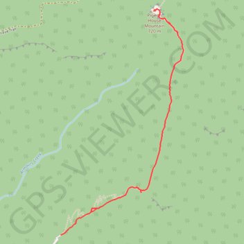 Pigeon House Mountain Didthul trail, distance, elevation, map, profile, GPS track