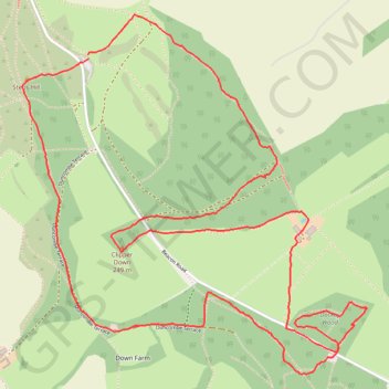 Ivinghoe Beacon trail, distance, elevation, map, profile, GPS track