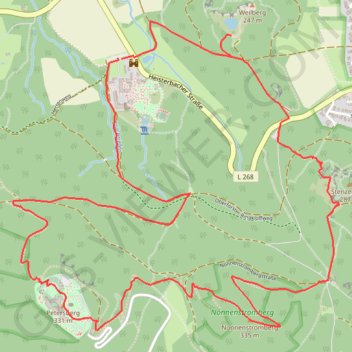 Ors-export-linestring trail, distance, elevation, map, profile, GPS track