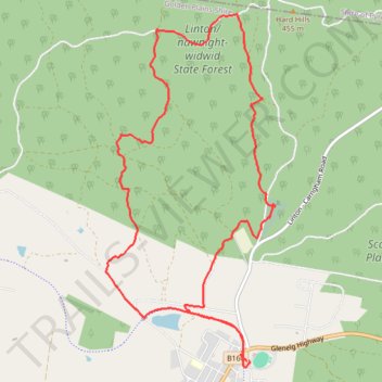 Nuggetty Gully - Linton Loop Hike trail, distance, elevation, map, profile, GPS track