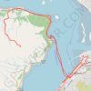 Visit of Fort William trail, distance, elevation, map, profile, GPS track