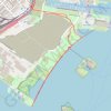 Liberty State Park trail, distance, elevation, map, profile, GPS track