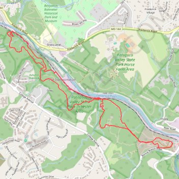 Old Ilchester Quarry Scouting trail, distance, elevation, map, profile, GPS track