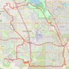 Douglas County Gravel/Unpaved Cycling trail, distance, elevation, map, profile, GPS track