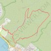 El Moro Canyon Loop Trail in Crystal Cove State Park trail, distance, elevation, map, profile, GPS track