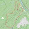 Cascade Falls Loop Trail in Patapsco Valley State Park trail, distance, elevation, map, profile, GPS track