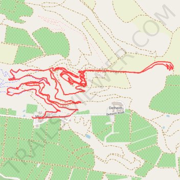 Muratie Ride trail, distance, elevation, map, profile, GPS track