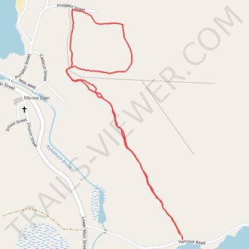 Zophar Willard Trail trail, distance, elevation, map, profile, GPS track