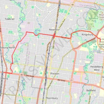 Tracked with OSMTracker for Android™ trail, distance, elevation, map, profile, GPS track