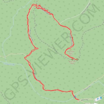 Boolimba Bluff trail, distance, elevation, map, profile, GPS track