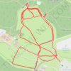 Westonbirt Downs trail, distance, elevation, map, profile, GPS track