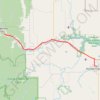 Blairmore - Pincher Creek trail, distance, elevation, map, profile, GPS track