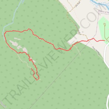 Granite Tors Walking Trail trail, distance, elevation, map, profile, GPS track