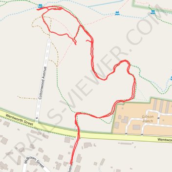 Big Tujunga Wash South trail, distance, elevation, map, profile, GPS track