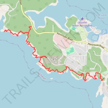 Wild Pacific Trail trail, distance, elevation, map, profile, GPS track