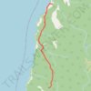 Seawall Trail Day 2 trail, distance, elevation, map, profile, GPS track
