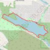 Westwood Lake Loop Trail trail, distance, elevation, map, profile, GPS track