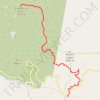 Strawberry Peak Trail in Angeles National Forest trail, distance, elevation, map, profile, GPS track