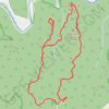 Double Arch Loop via Auxier Ridge, Haystack Rock and Courthouse Rock trail, distance, elevation, map, profile, GPS track