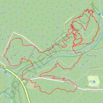 Chimney Trail - High Horse - Big Pine trail, distance, elevation, map, profile, GPS track