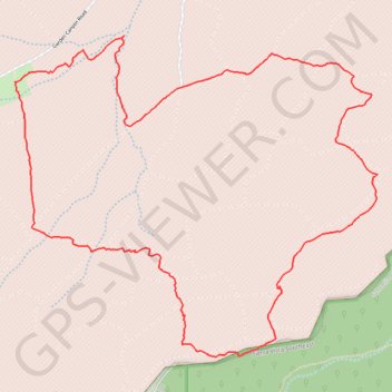 Garden Canyon Loop trail, distance, elevation, map, profile, GPS track