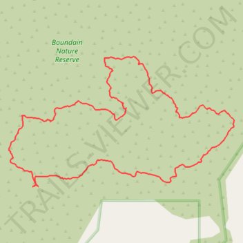 Boundain Nature Reserve Loop Walk trail, distance, elevation, map, profile, GPS track
