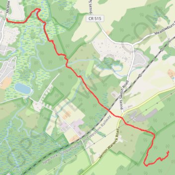 Stairway to Heaven Trail to Pinwheel's Vista via Pochuck Valley, Suspension Bridge and Annie's Bluff trail, distance, elevation, map, profile, GPS track