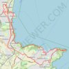 Brixham Paignton Loop Hike trail, distance, elevation, map, profile, GPS track