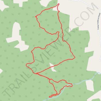 Castle Fredrick Trail trail, distance, elevation, map, profile, GPS track