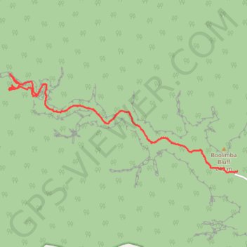 Big Bend Walk - Carnarvon Upper Gorge trail, distance, elevation, map, profile, GPS track