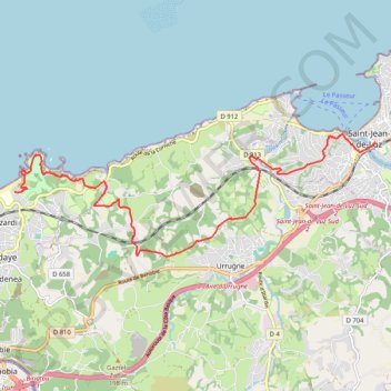 FR-64-CIB-HEND-(CL) trail, distance, elevation, map, profile, GPS track