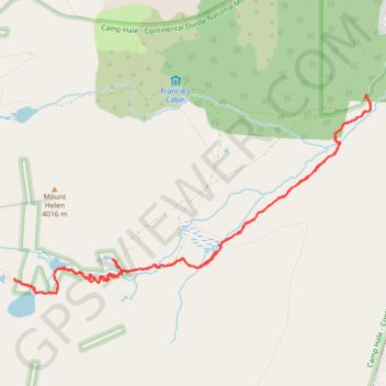 Mayflower Lake, Continental Falls and Mohawk Lakes trail, distance, elevation, map, profile, GPS track
