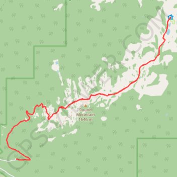 Elfin Lakes trail, distance, elevation, map, profile, GPS track
