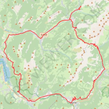 Dag 3: Forclaz - Aravis trail, distance, elevation, map, profile, GPS track