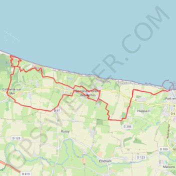 PortEnBessin Loop trail, distance, elevation, map, profile, GPS track